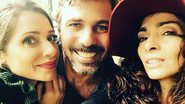 Letícia Spiller, Marcelo Faria e Claudia Ohana - Reprodução / Instagram