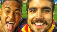 Neymar e Caio Castro - Reprodução/Instagram