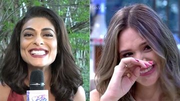 Juliana Paiva se emociona no 'Mais Você' - Reprodução TV Globo