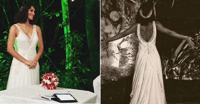 Os detalhes do vestido de noiva de Débora Nascimento - Reprodução/ Instagram