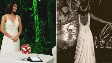 Os detalhes do vestido de noiva de Débora Nascimento - Reprodução/ Instagram