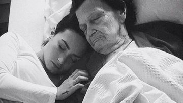 Demi Lovato e a bisavó - Reprodução / Instagram