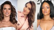Alessandra Ambrósio, Monique Alfradique e Rihanna são fãs dos corretivos coloridos - Getty Images/Instagram