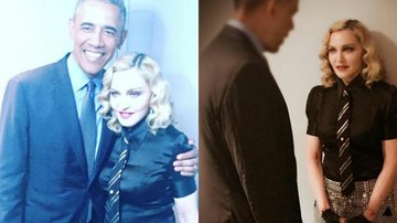 Madonna realiza sonho de conhecer Barack Obama - Reprodução/Instagram