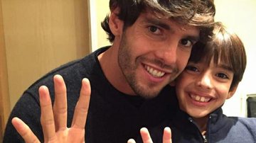 Kaká e o filho, Luca - Instagram/Reprodução