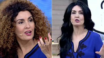 Fátima Bernardes surpreende e surge com perucas no Encontro - TV Globo/Reprodução