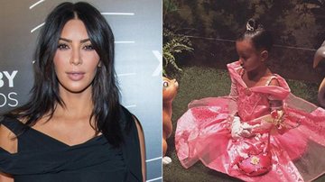 Kim Kardashian comemora aniversário de North West na Disney - Getty Images/ Reprodução/Instagram