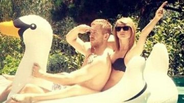 Taylor Swift e Calvin Harris - Reprodução / Instagram