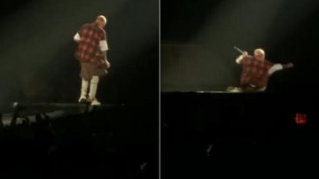 Justin Bieber cai em buraco no palco durante show no Canadá - Instagram/Reprodução