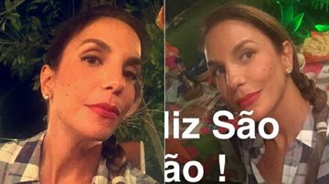 Ivete Sangalo reúne amigos em festa junina - Reprodução / Snapchat