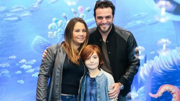 Rodrigo Lomabardi com a amada, Betty Baumgarten, e o filho, Rafael - Manuela Scarpa/Brazil News