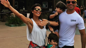 Juliana Paes e a família curtem férias na Disney - Reprodução Instagram