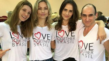 Camila Mingori, Patrícia Beck, Amir Slama e Fernanda Tavares, madrinha da Instituição Love Together Brasil - Divulgação