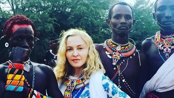Madonna visita o Quênia - Reprodução / Instagram