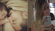 Fernando Medeiros mostra soneca com Lucca - Instagram/Reprodução