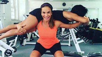Ivete Sangalo com a sobrinha Camila Nunes em treino - Instagram/Reprodução