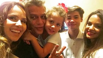 Leona Cavalli, Fabio Assunção, Ella Felipe, João e Pally Siqueira - Instagram/Reprodução