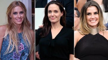 Carolina Dieckmann, Angelina Jolie e Deborah Secco - Getty Images/Divulgação TV Globo/Agnews