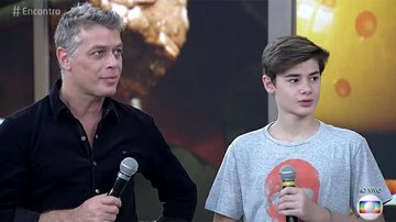Fábio Assunção e João: semelhança na TV - Reprodução TV Globo