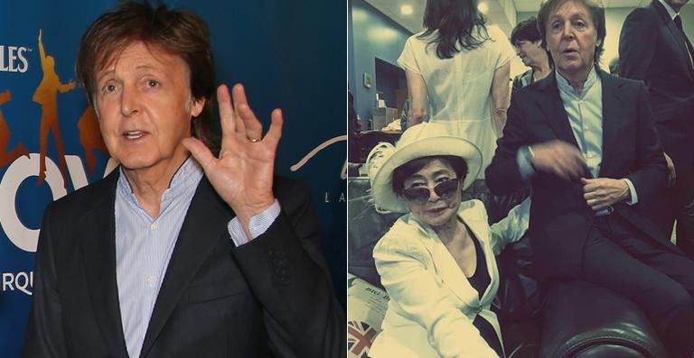 Paul McCartney e Yoko Ono - Getty Images; Reprodução / Instagram