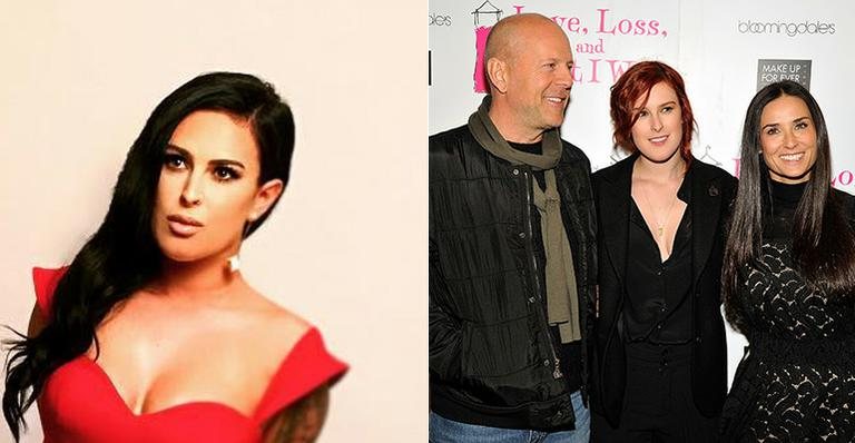 Filha de Demi Moore e Bruce Willis aparece com cintura minúscula em foto - Reprodução Instagram/ Getty Images