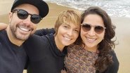 Fernando Torquatto, Claudia Abreu e Laura Prado - Reprodução/Instagram