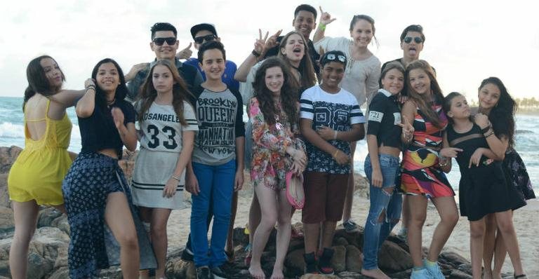 Ex-participantes do 'The Voice Kids' se reencontram na Bahia - Divulgação