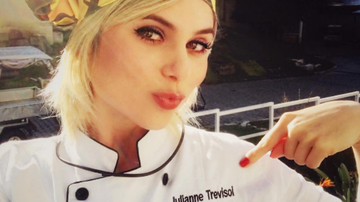 Julianne Trevisol comemora vaga entre os finalistas do 'Super Chef Celebridades', do Mais Você - Reprodução/Instagram