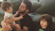 Pedro Scooby e os filhos - Reprodução/ Instagram