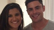 Giulia Costa e Zac Efron na casa de Anitta - Snapchat/Reprodução