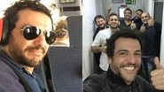Rodrigo Lombardi nos bastidores de seu novo filme, O Olho e a Faca - Reprodução / Instagram
