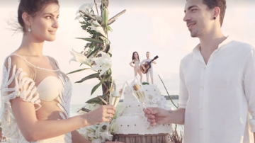 Música do NxZero ganha novo clipe com cenas do casamento de Di Ferrero e Isabeli Fontana - Reprodução Instagram