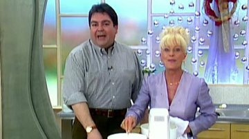 Fausto Silva e Ana Maria Braga - TV Globo/Reprodução