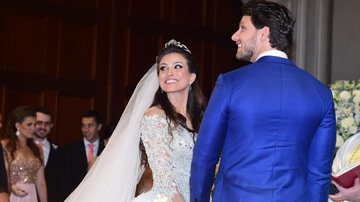 Eliesér e Kamilla Salgado se casam em SP - Leo Franco / AgNews