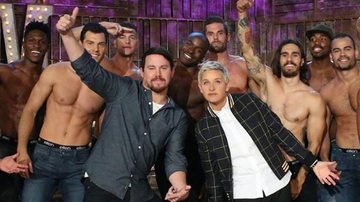 Ellen DeGeneres recebe dançarinos de 'Magic Mike Live' - Reprodução/ Instagram