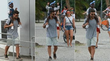 Bruno Gagliasso curte passeio com a filha, Titi, no Rio de Janeiro - AgNews