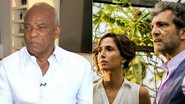 Antônio Pitanga, Camila Pitanga e Domingos Montagner - TV Globo/Divulgação