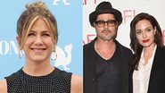 Jennifer Aniston classifica separação de Brad Pitt como carma, diz revista - Getty Images