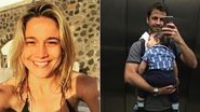 Fernanda Gentil, Matheus Braga e Gabriel - Instagram/Reprodução