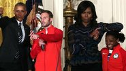 Barack e Michelle Obama recebem atletas olímpicos na Casa Branca - Getty Images