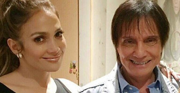 Roberto Carlos finaliza dueto com Jennifer Lopez - Reprodução/ Instagram