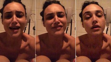 Débora Nascimento relaxa nua em banheira - Instagram/Reprodução