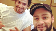 Munhoz visita Mariano no hospital - Reprodução/Instagram