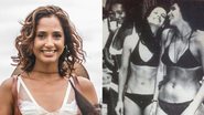 Camila Pitanga mostra foto da mãe, Vera Manhães, com Sônia Braga e Leila Diniz - Globo/Artur Meninea e Instagram/Reprodução