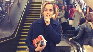Emma Watson esconde livros feministas no metrô de Londres - Reprodução/ Instagram