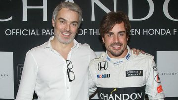 Marco Scabia e Fernando Alonso - Manuela Scarpa/Brazil News