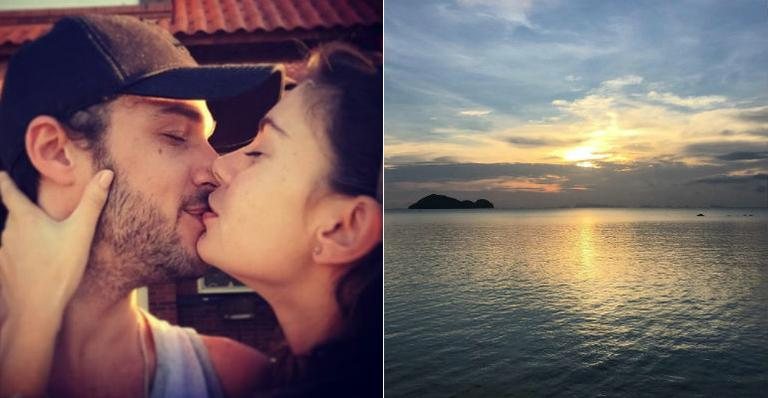 Jayme Matarazzo e a amada, Luiza Tellechea, curtem lua de mel na Tailândia - Reprodução Instagram