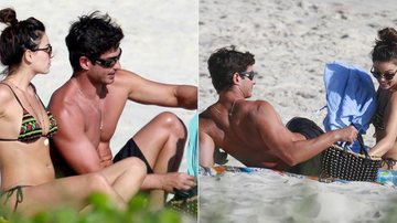 Isis Valverde curte dia na praia com o namorado, André Resende - AgNews
