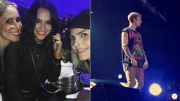 Bruna Marquezine curte show de Justin Bieber com Juliana Neiva e Julia Faria - Instagram/Reprodução