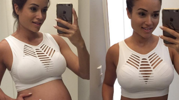 Aryane Steinkopf mostra antes e depois da gravidez - Reprodução/Instagram